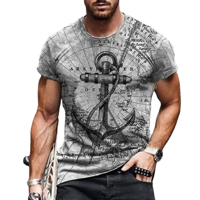 

Custom Logo Summer Short Sleeve Print Men T-Shirts