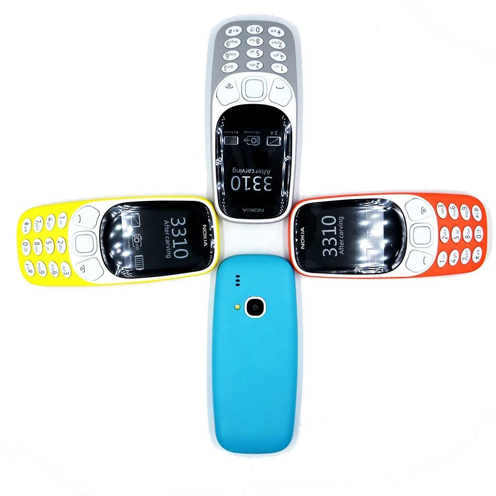 functional mobile phone Nokia 3310 2G GSM dual SIM card cellphone cheap cell phones keypad mobilephone