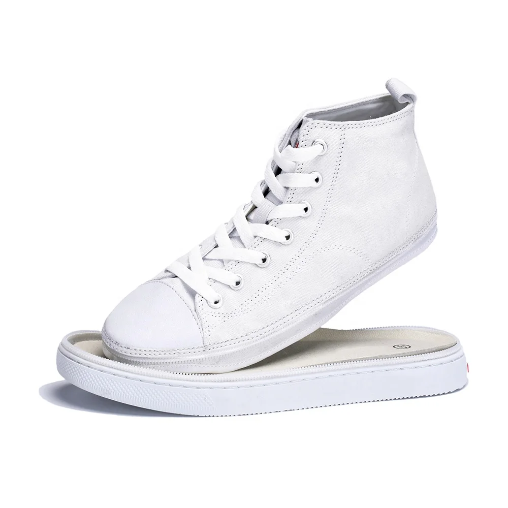 

2019 Wholesale Custom Fashion Casual Shoes White Canvas Shoes for men