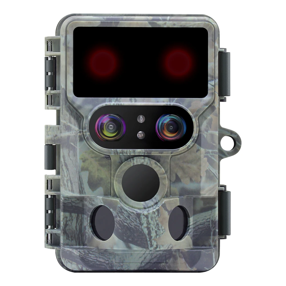 DTC10 New Forest 4K Wifi Hunting Camera 120° Wide-angle Dual Lens 13MP Sony Sensor 60MP/4K Hunting Trail Camera