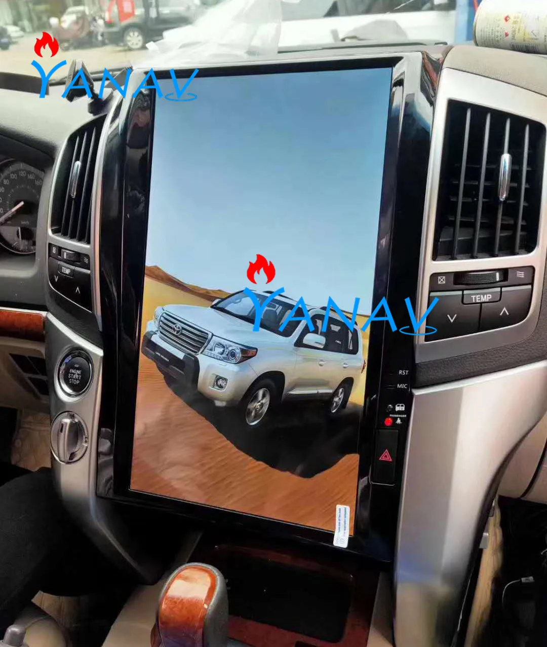 

Car GPS navigation Tesla style car stereo For-TOYOTA LAND CRUISER 2008-2015 Car radio multimedia video player Vertical screen
