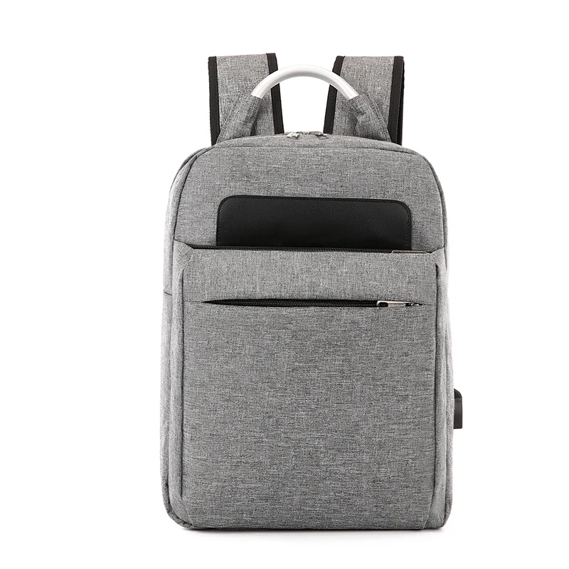 

Factory wholesale multi - functional high - quality computer backpack USB charging Laptop Backpack, Gray, blue, black