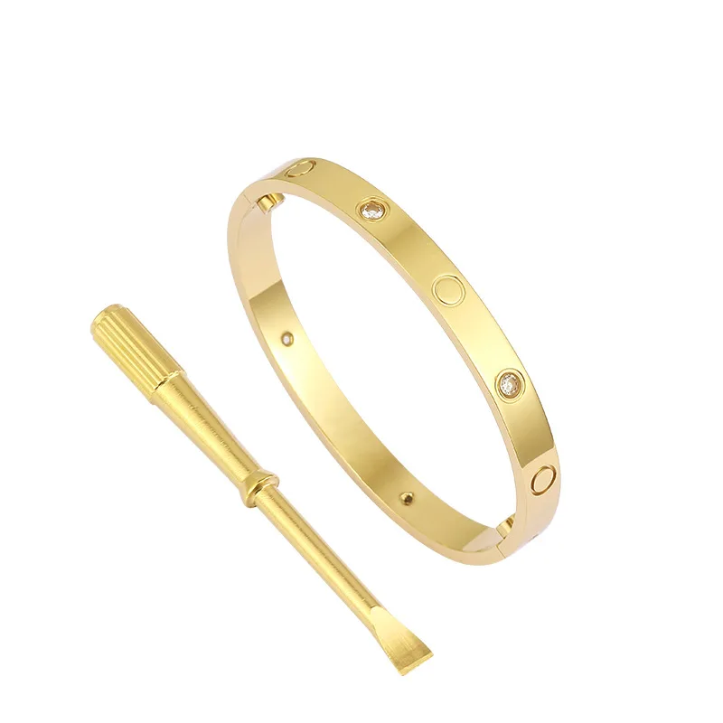 

Fashion Stainless Steel Jewelry Gold Brands Bracelet For Men And Women