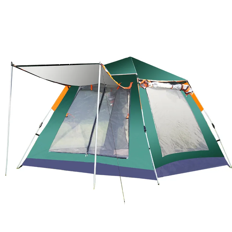 

Waterproof Automatic Quick Open 4-7 Person Hiking Tents Unique Tents Double Layer Outdoor Camping Tents Summer for Travelling