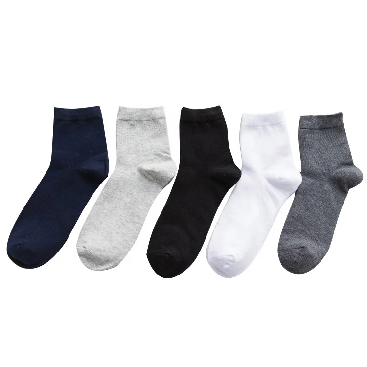 

Special price all cotton men business black casual socks breathable middle sock, Colorful