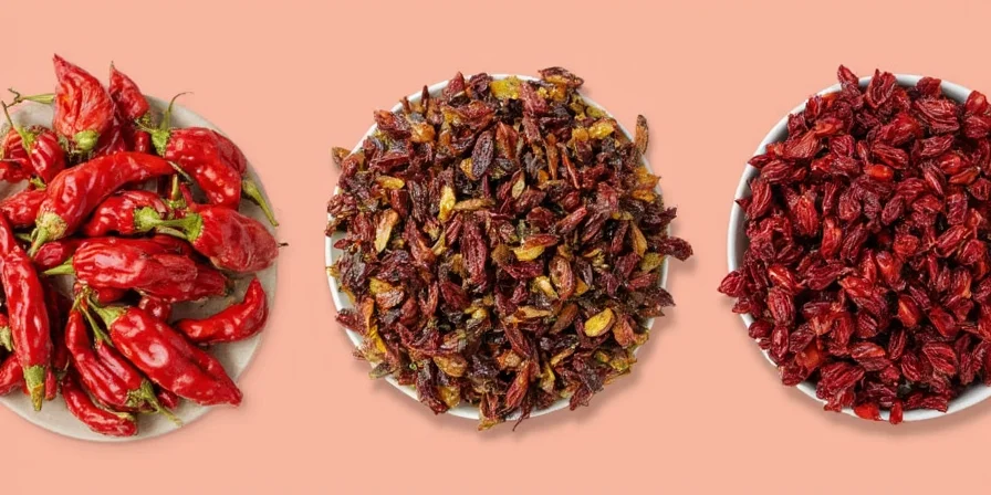 Glass Jars of Dried Chilies Stored Properly