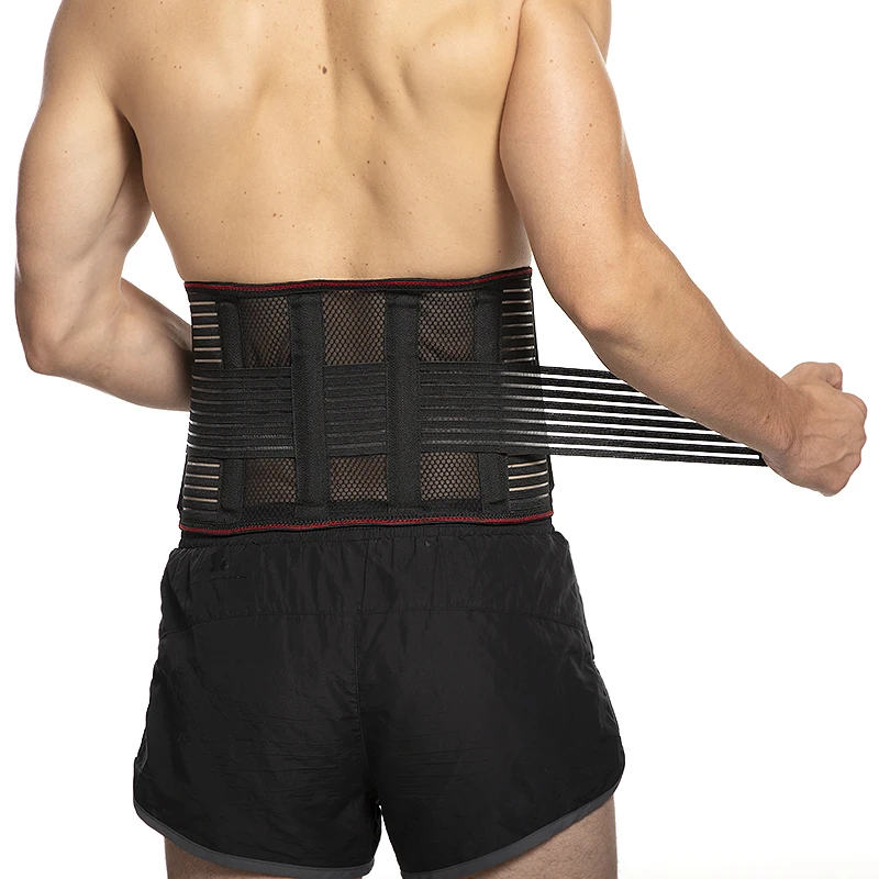 

Hot Sale Waist Trimmer Belt Slim Body Sweat Wrap For Stomach And Back Lumbar Support, Black