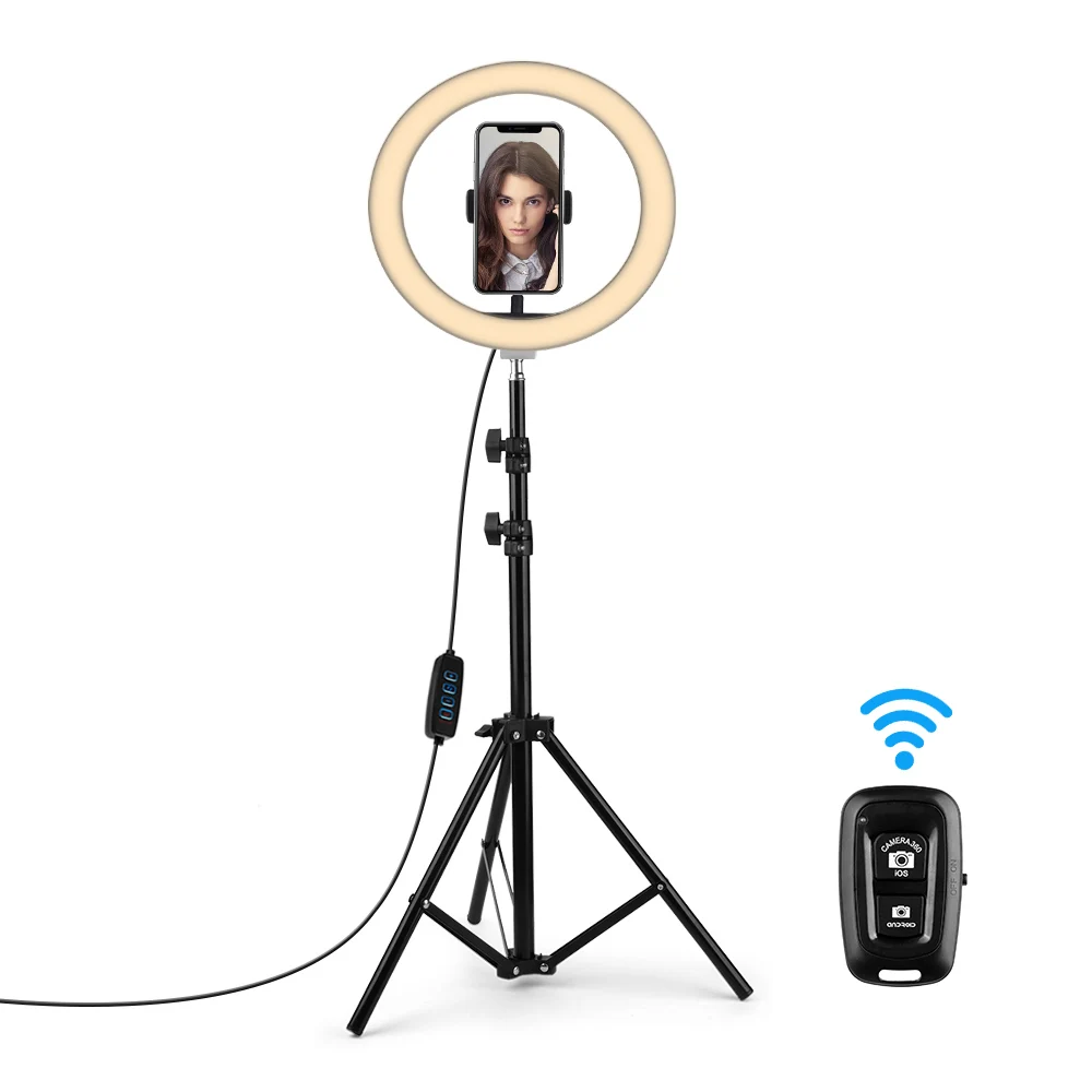 

Beauty 10inch RGB selfie ring fill light factory price