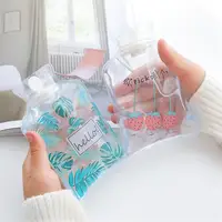 

Cartoon Hand Warm Water Bottle Cute Mini Transparent Hot Water Bottles Small Portable Hand Warmer Water Injection Storage Bag