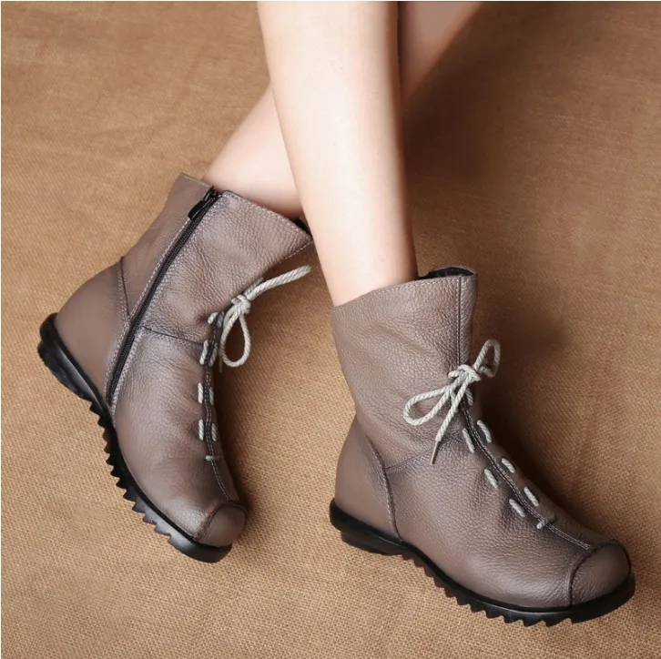 

2019 Hot New Autumn Early Winter Shoes Women Flat Heel Boots Fashion Keep Warm Women's Boots Brand Woman Ankle Botas Camouflage, White/black/pink