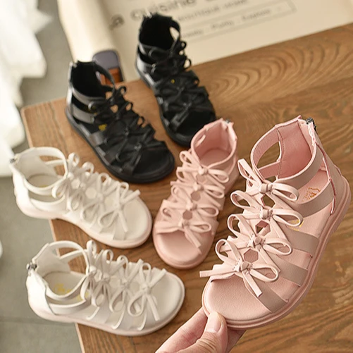 

2021 New Design Summer Cute Style Little Girls Strap Sandals For Kids And Children