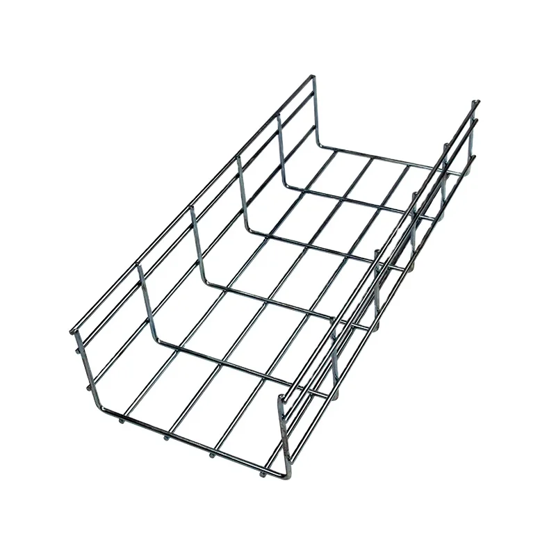 

Supplier Customized Office Galvanized Wire Mesh Cable Tray Organizer Cable Management Tray