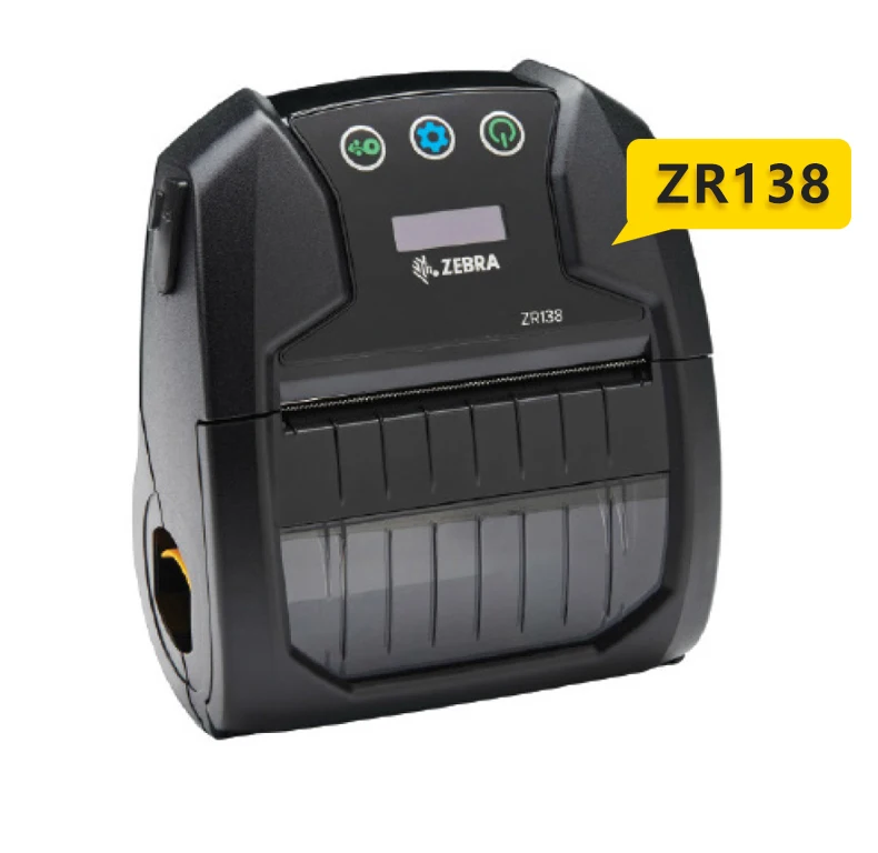 

New original Portable mobile printer Zebra ZR118/ZR138/ZQ630 mini thermal printer Android bluetooth/ IOS 203dpi