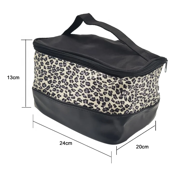 

Hot Custom Eco Friendly Waterproof Paper Tyvek Travel Make up Cosmetic Bags, Brown
