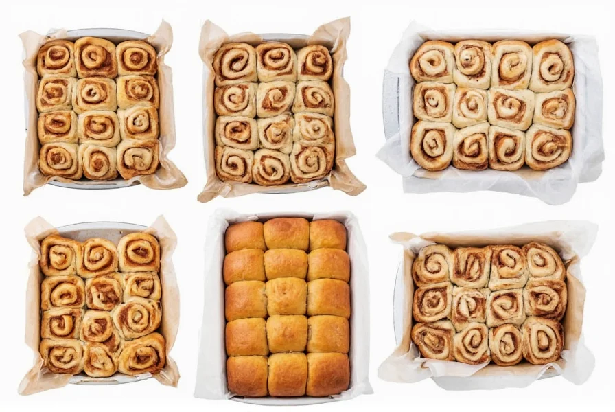 Two varieties of Walmart cinnamon rolls side by side showing Pillsbury and Great Value packaging