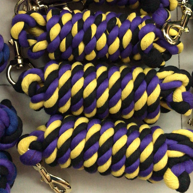 

High Quality Horse Cotton Lead Rope good strength Horsing Reins Durable Equestrian Equipment