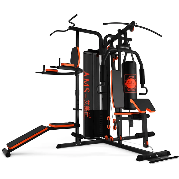 

Wholesale professional multi 3 station commercial multi gym home multi station gym equipment, Optional