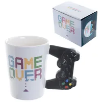 

Creative Gamepad Ceramic Mug GAME OVER Handle Mug