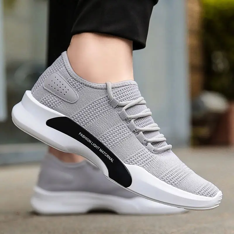 

Wholesale sport men shoes with light low price men sneakers manufacturers, Grey,black,white