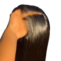 

Premier virgin cuticle aligned hair 150% heavy density pre plucked hairline deep bleached knots transparent full lace wigs