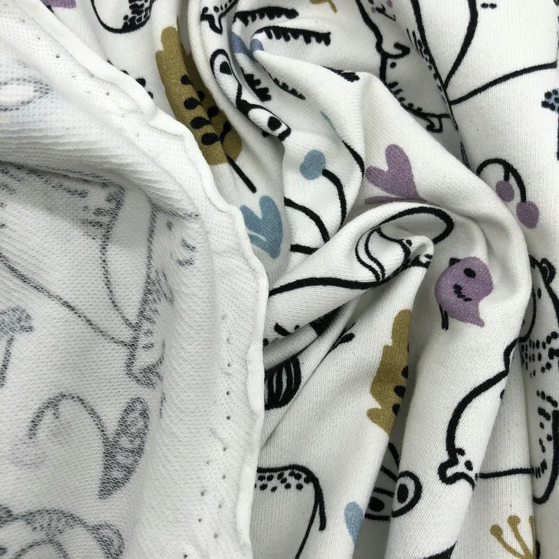 
Telas Customer Printing Cotton Spandex Stretch Fabric 