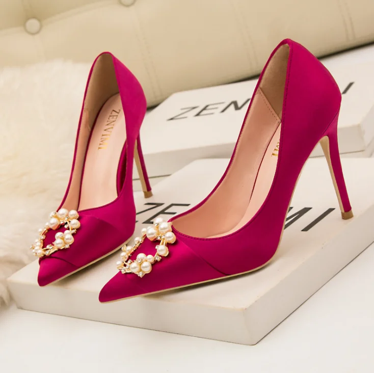 

c11461a elegant women pumps high heel dress shoes