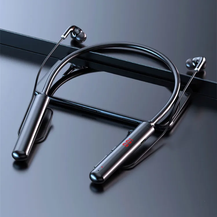

2021 New Headphone Wireless in-Ear Stereo Sports Earphones Neckband Headsets