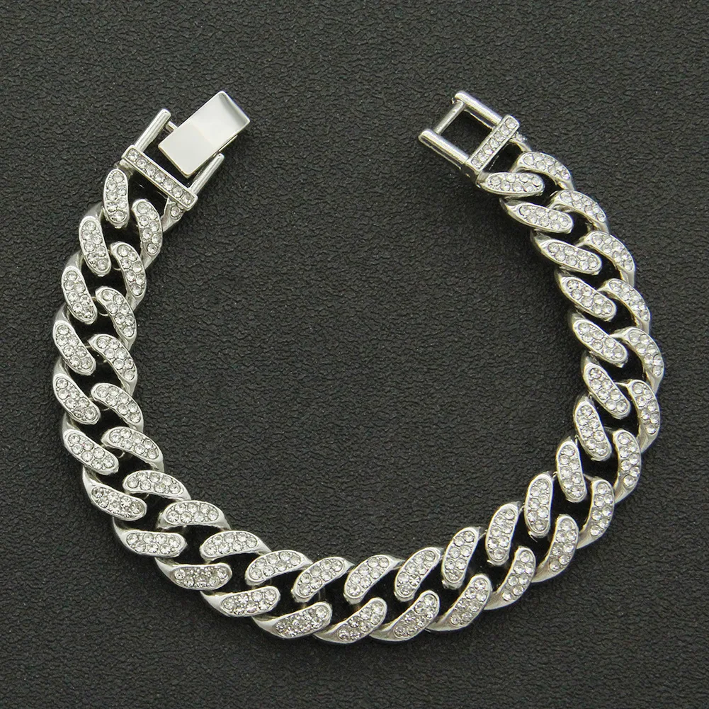 

Women Vintage Jewelry Chain Bracelet Cuban Chain Antique Bracelet For Men, Custom colors accepted