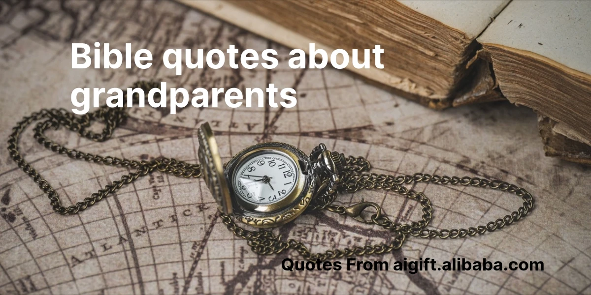 bible quotes about grandparents