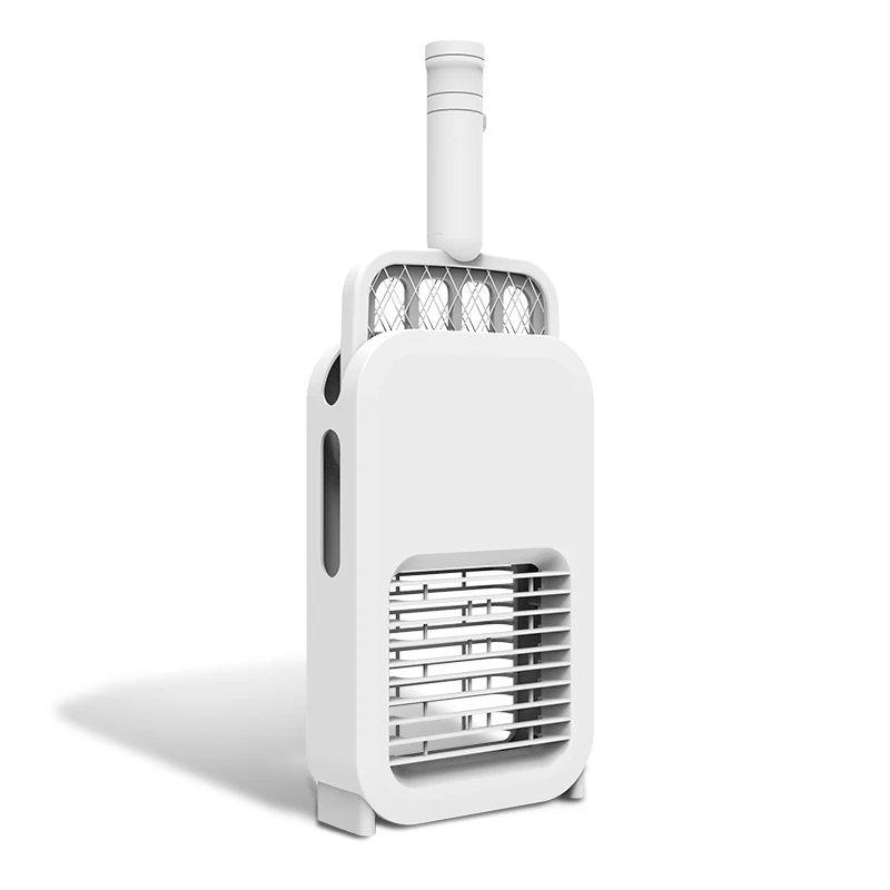 

2020 hot seller 2 in 1 function Physical Mosquito killer lamp with Swatter USB charging, White