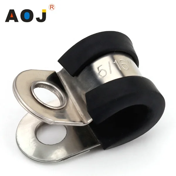 
Wire and cable pipe saddle clamp 