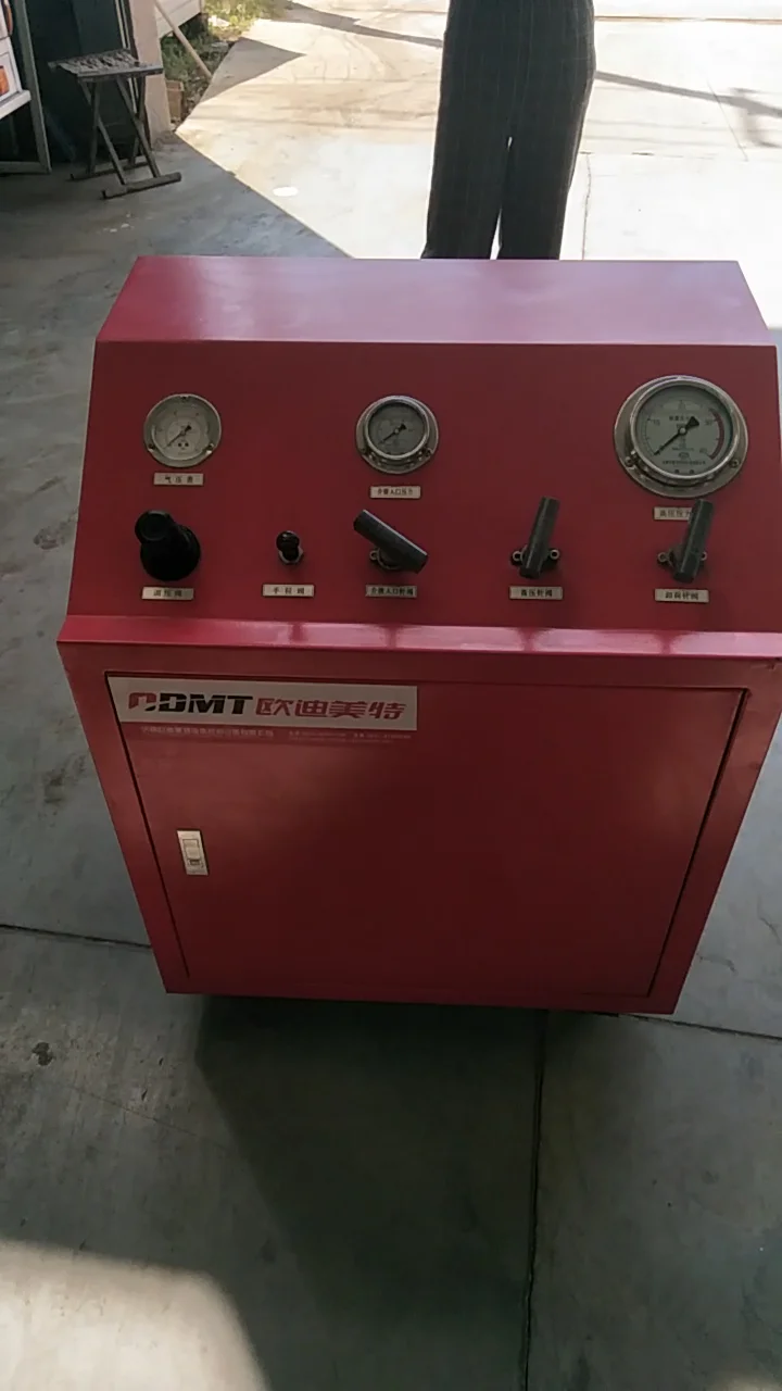 800 Bar High Pressure Air Driven Portable Oxygen Cylinder Hydrostatic