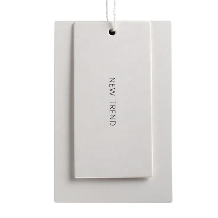 

Custom Luxury Brand Hang Tag Garment Paper Hangtag Swing Tag For Clothing And Bag, Customized color