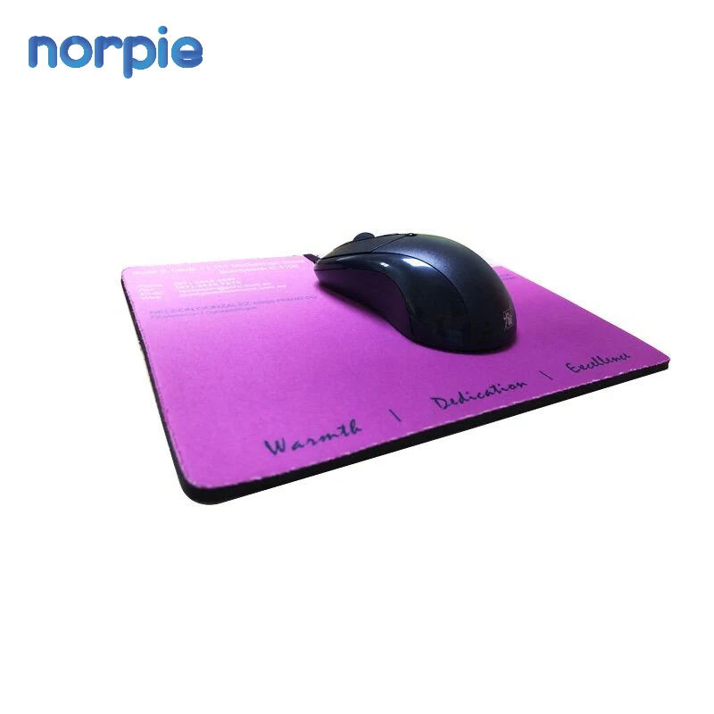 

Popular Foldable Gaming Mouse Pad Sublimation Blank Neoprene Rectangle Mouse Pad, White