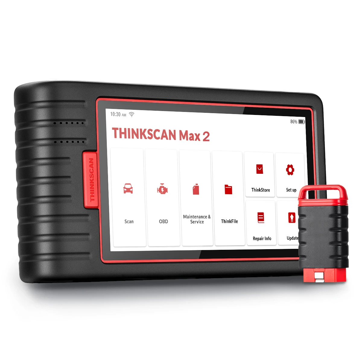 

THINKCAR ThinkScan Max 2 Full system Diagnostic Tool Support CANFD For G-M 2024 AF DPF IMMO 28 Reset ECU Coding OBD2 Scanner