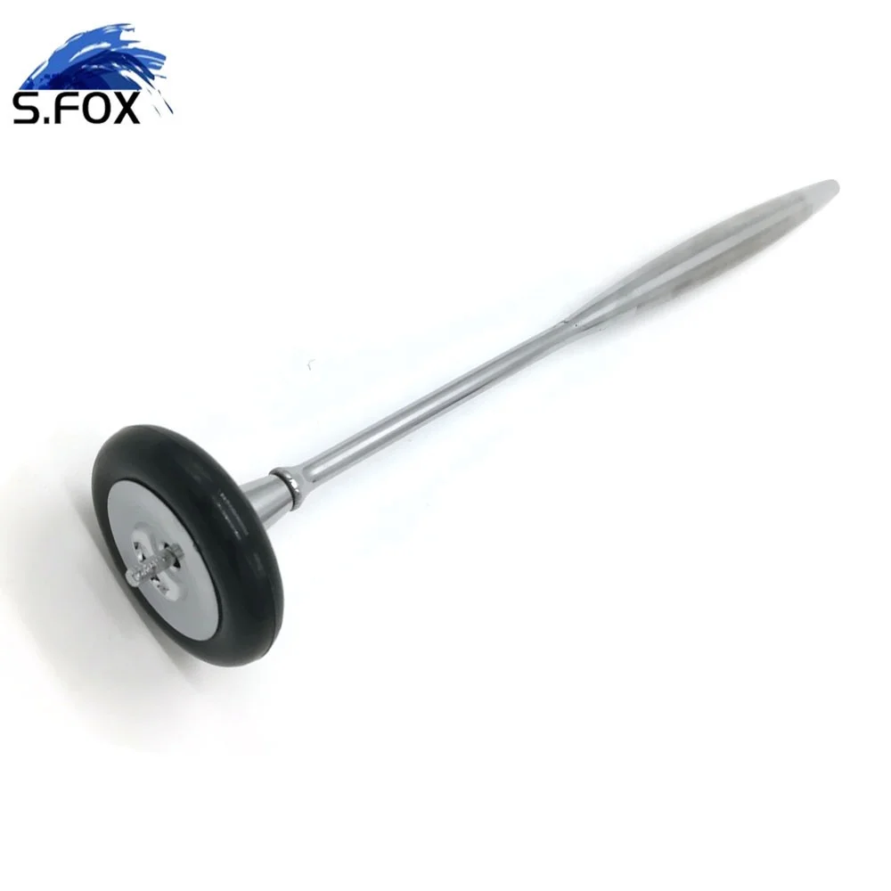 
Stainless Steel Rubber Head Round Shape Percussion Hammer Medical Patella Hammer  (62410130642)