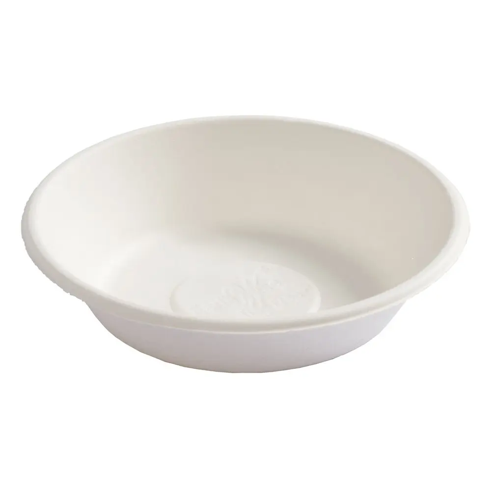 

Disposable Degradable Bagasse Ecological Natural Brown Wheat Straw 12oz Breakfast Bowl