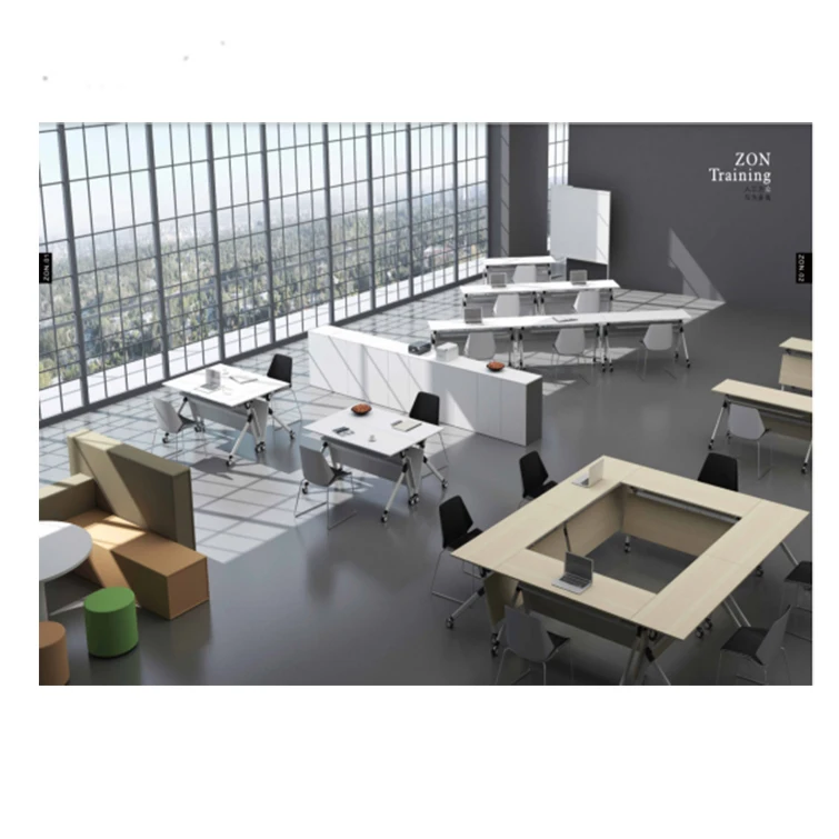 
Cheaper Factory Price Office Training Desk Modern Training PC Desk For Conference Room 
