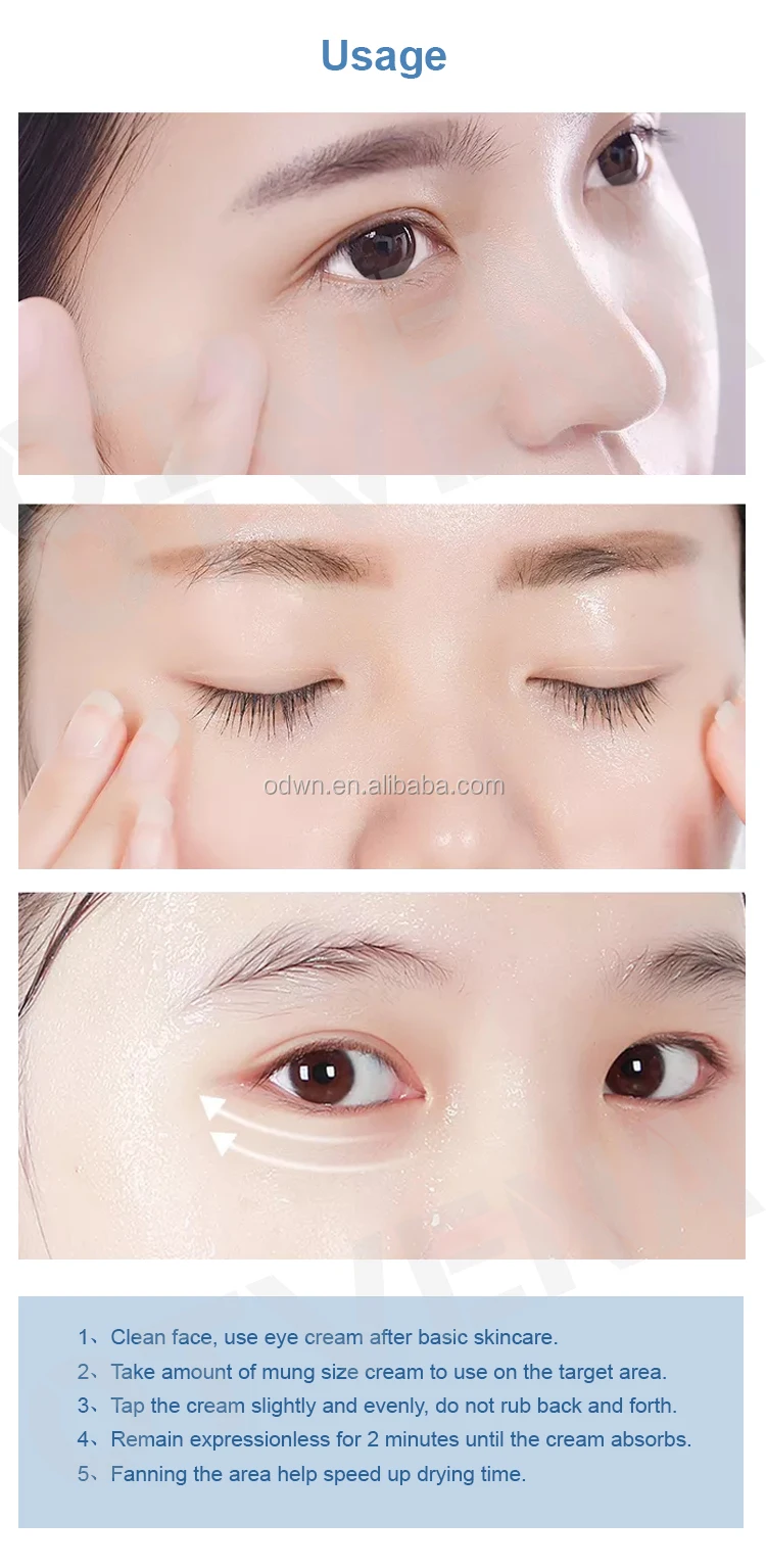 Tik Tok Hot Instant Sodium Silicate Peptide Antiaging Eye Cream