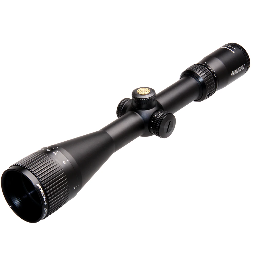 

6-24X50 AO 30mm tube with free mount long range hunting scopes pcp air gun hunting accessories