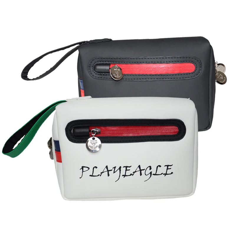 

PLAYEAGLE Golf Bag New Golf Pouch Mini Frosted PU Golf Handbags Black And White Handbag Mini Accessories Bags, Black, white