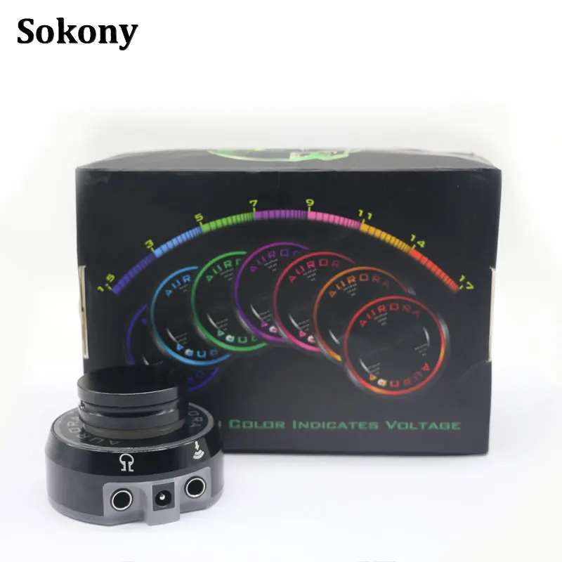 

Wholesale Foot Pedal And Power Cable Switch Aurora Aluminium Tattoo Power Supply for Tattoo Machine, Black