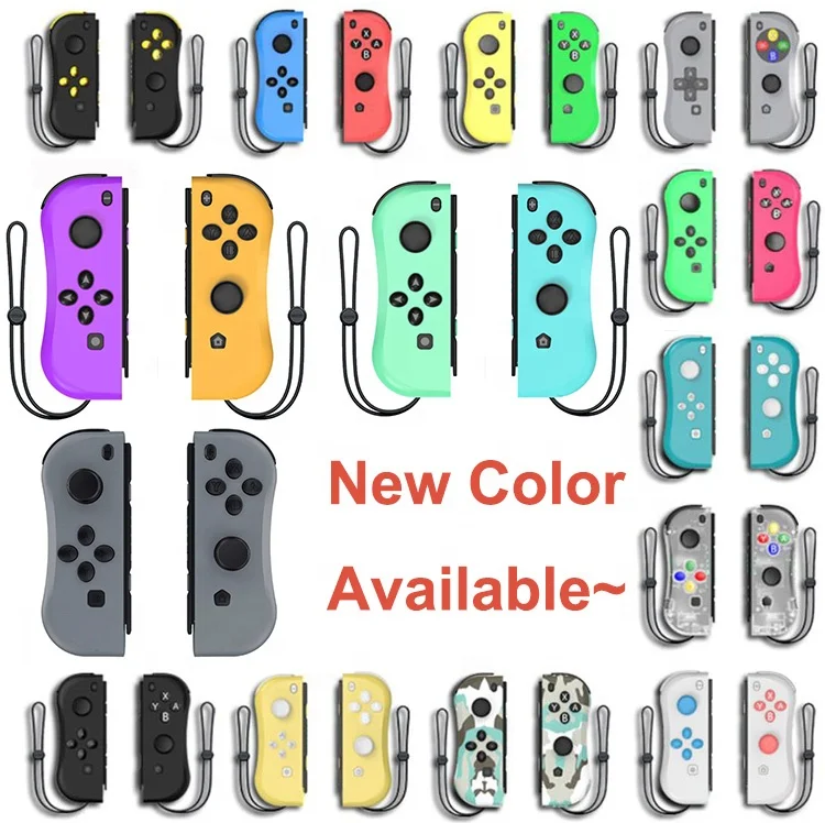 

Multi-Color Wireless Joy-con Controller Left Right Joy-cons for Nintend Switch Console Joy-cons New Color purple/orange