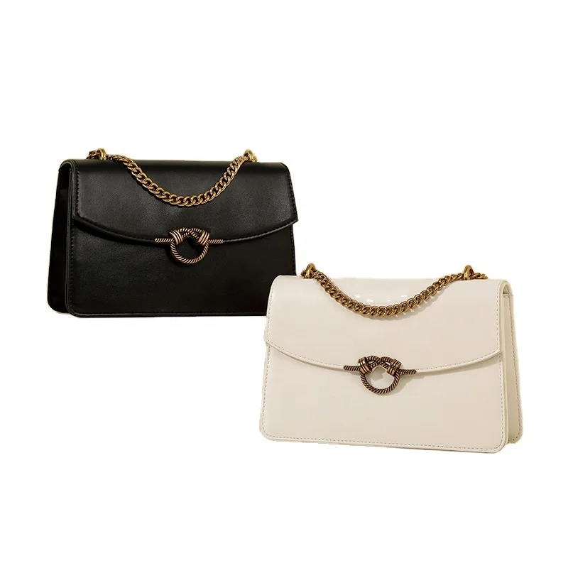

Korean Fashion Ladies Quality Chain Shoulder Bags Leather Messenger Bag For Women