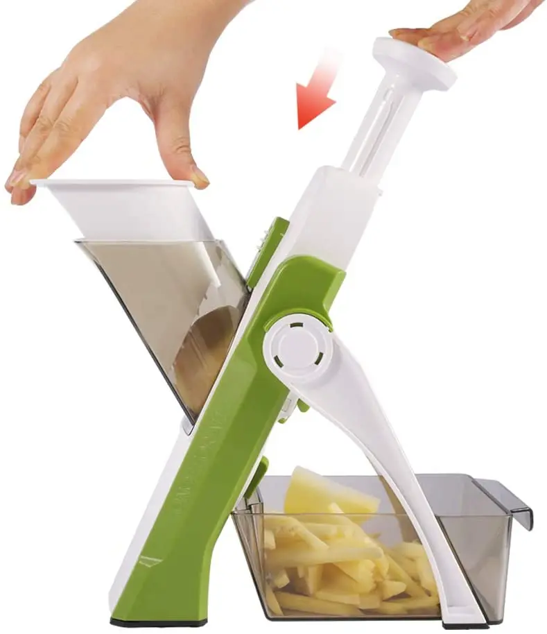 

Vegetable Cutter Slicer,ONCE FOR ALL.Food Chopper,Dicer Fruit French Fry