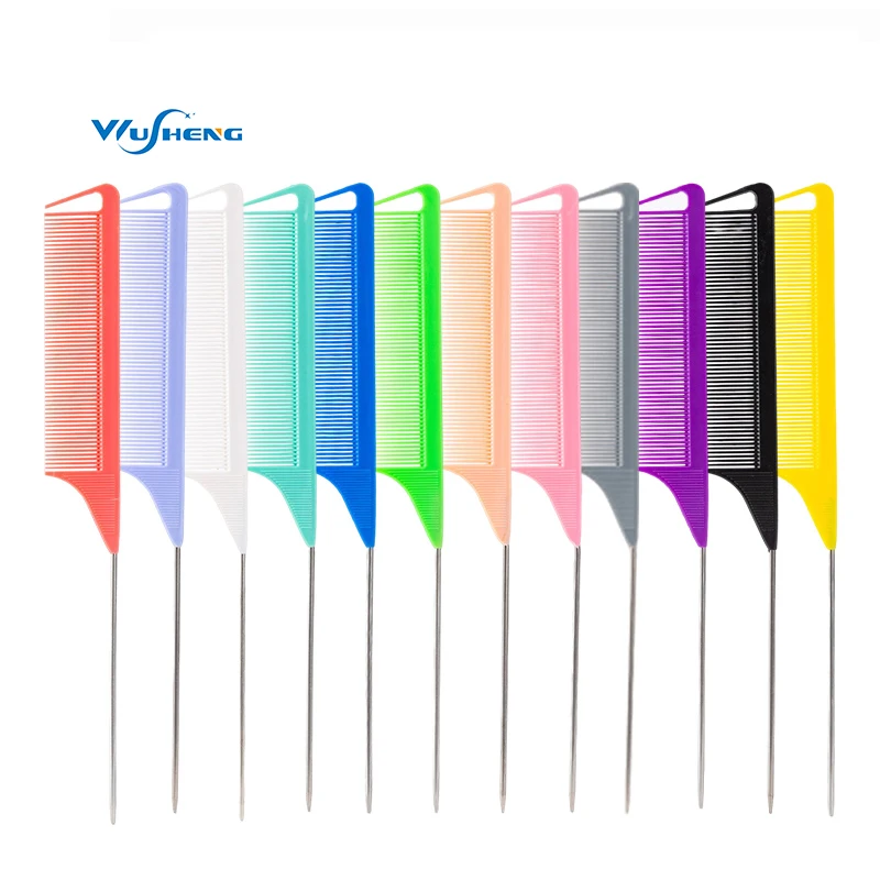 

Salon dye parting combs hair straightener highlighting comb barber tools Hair dyeing pointed comb
