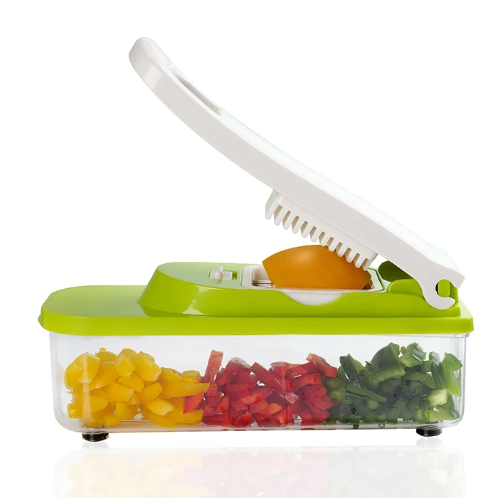 

Hand-held Multi Vegetable Slicer Onion Dicer Kitchen Manual Speedy Fruit Food Dicer