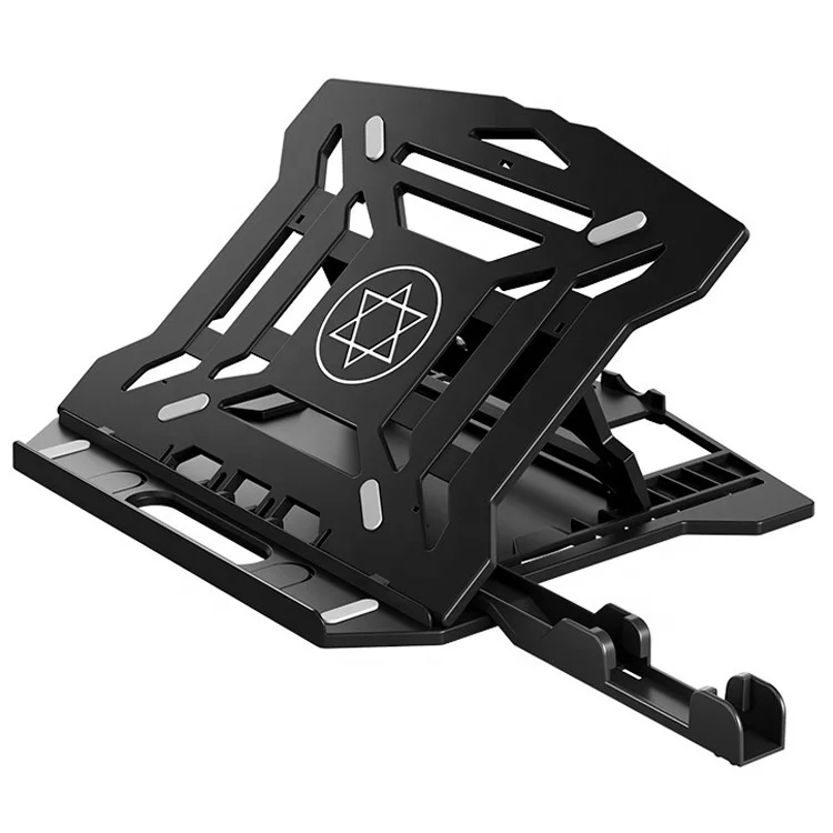 

Amazon ajustable laptop stand 360 Rotating Notebook Cooling Pad with Phone Stand