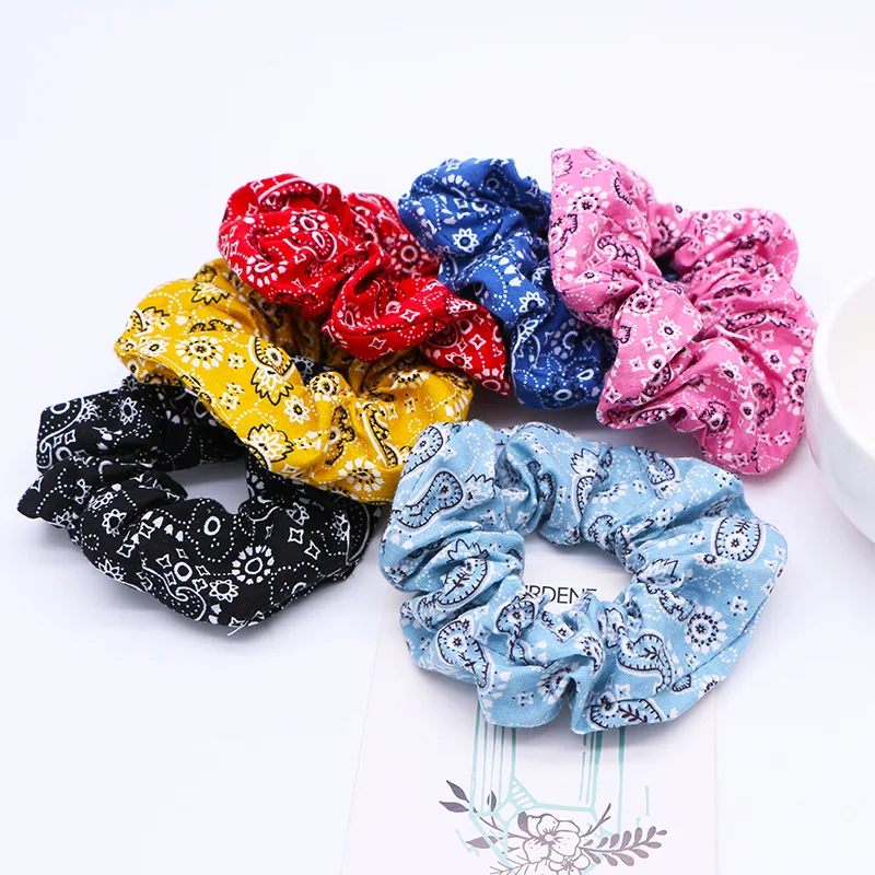 
2020 new arrivals hot selling cute hairbands headbands elastic Bandanna Scrunchie hairbands with wholesale price 