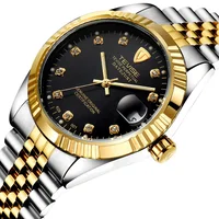 

TEVISE 629 Fashion Men Automatic Mechanical Wristwatch Luxury Brand Gold Stainless Steel Watch Men Relogio Masculino